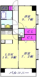 バーディーテラス仲町の物件間取画像